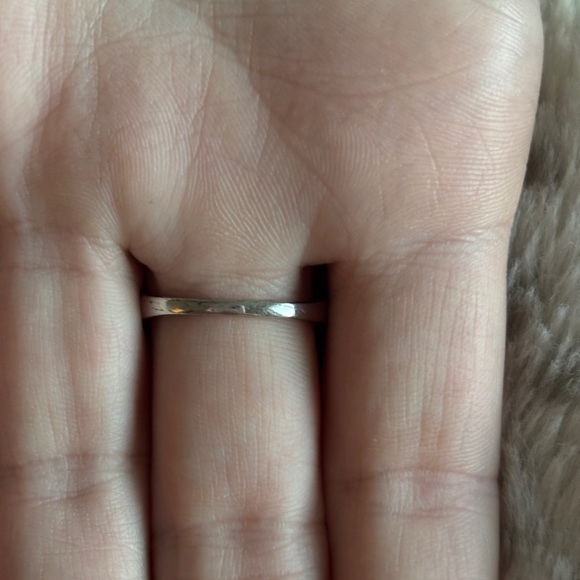 925 Sterling Silver Cubic Zirconia Anniversary Band Wedding Band Ring Size 8.25 - Picture 6 of 7